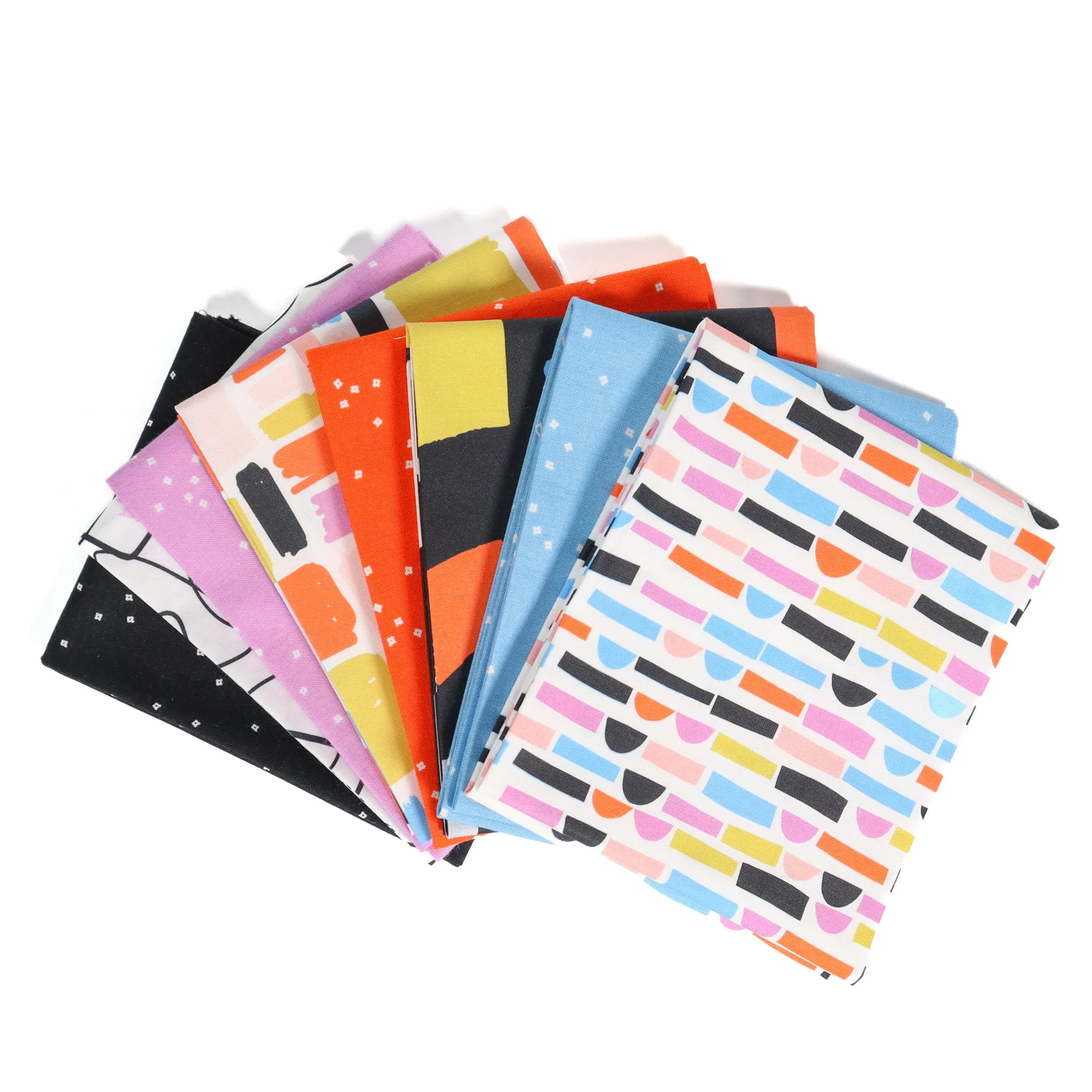 Abstract Black (8) Piece Fat Quarter Bundle