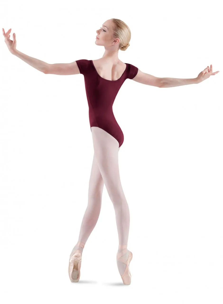 Adult Basic Short Sleeve Leotard (Burgundy) L5402