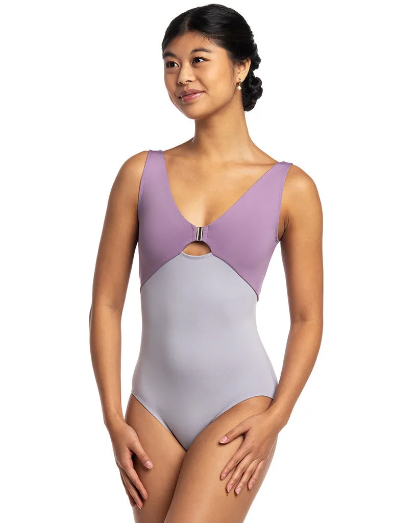 Ainsliewear Maya Clasp Front Open Back Tank Leotard - 1114 Womens