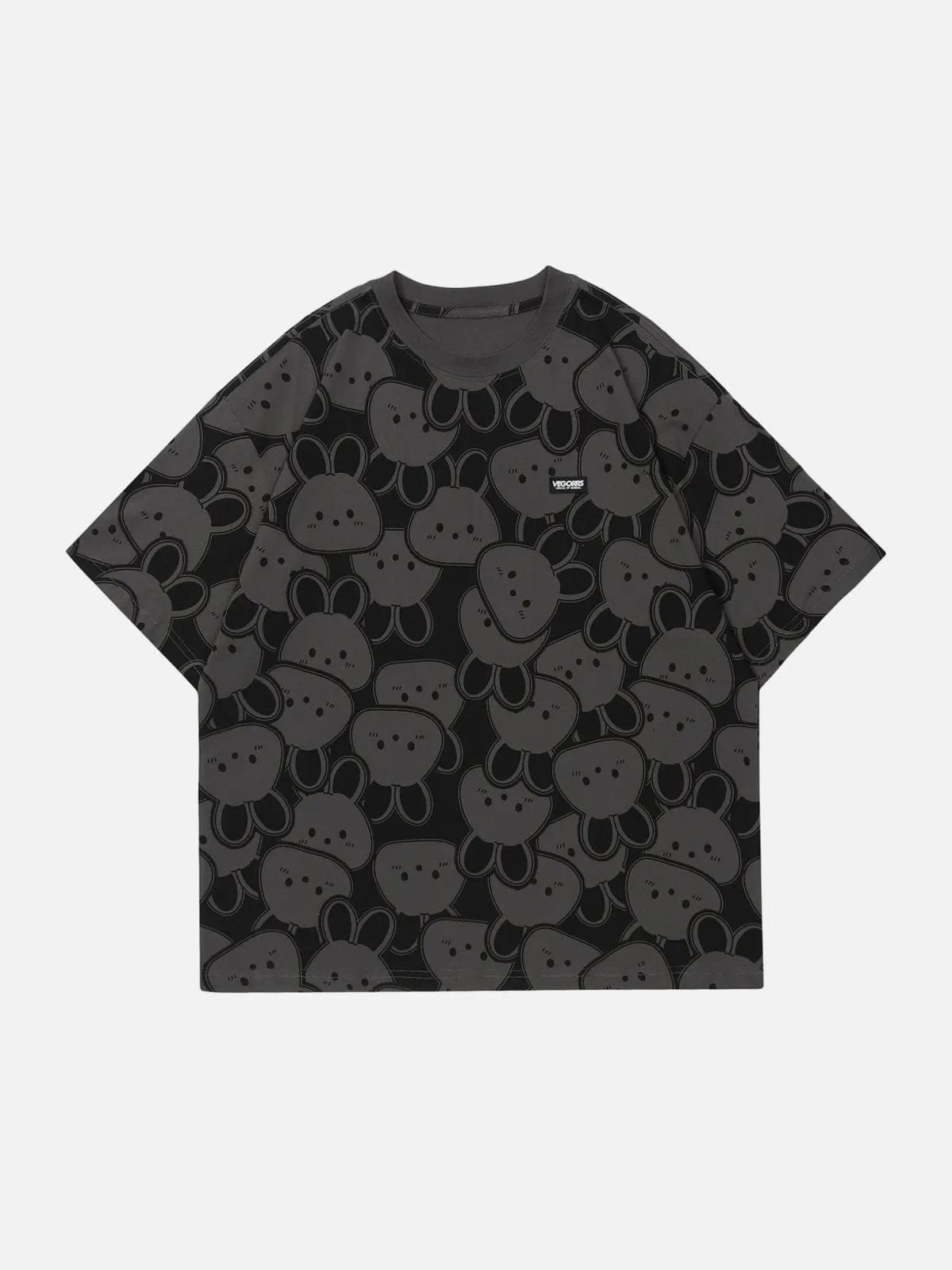 AlanBalen® - Cartoon Rabbit Print Tee