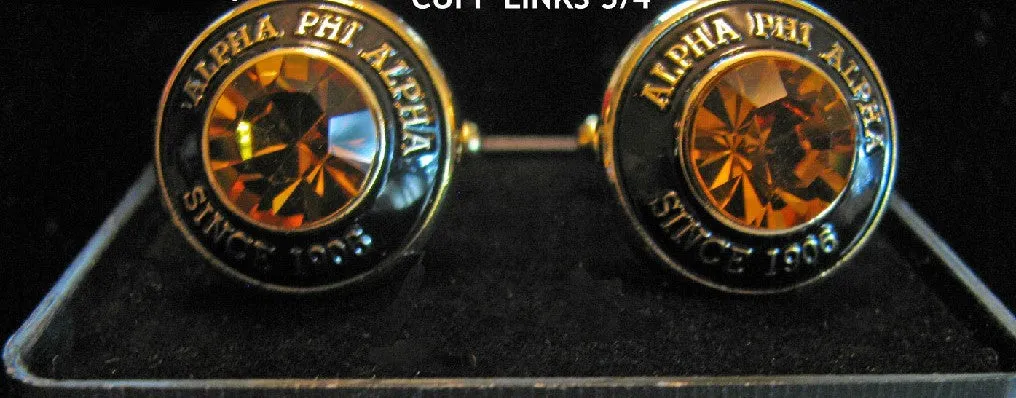 Alpha Signet Cuff Links