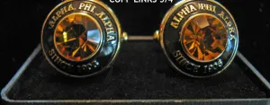 Alpha Signet Cuff Links