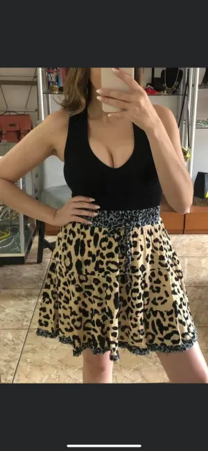 Animal Print Skirt