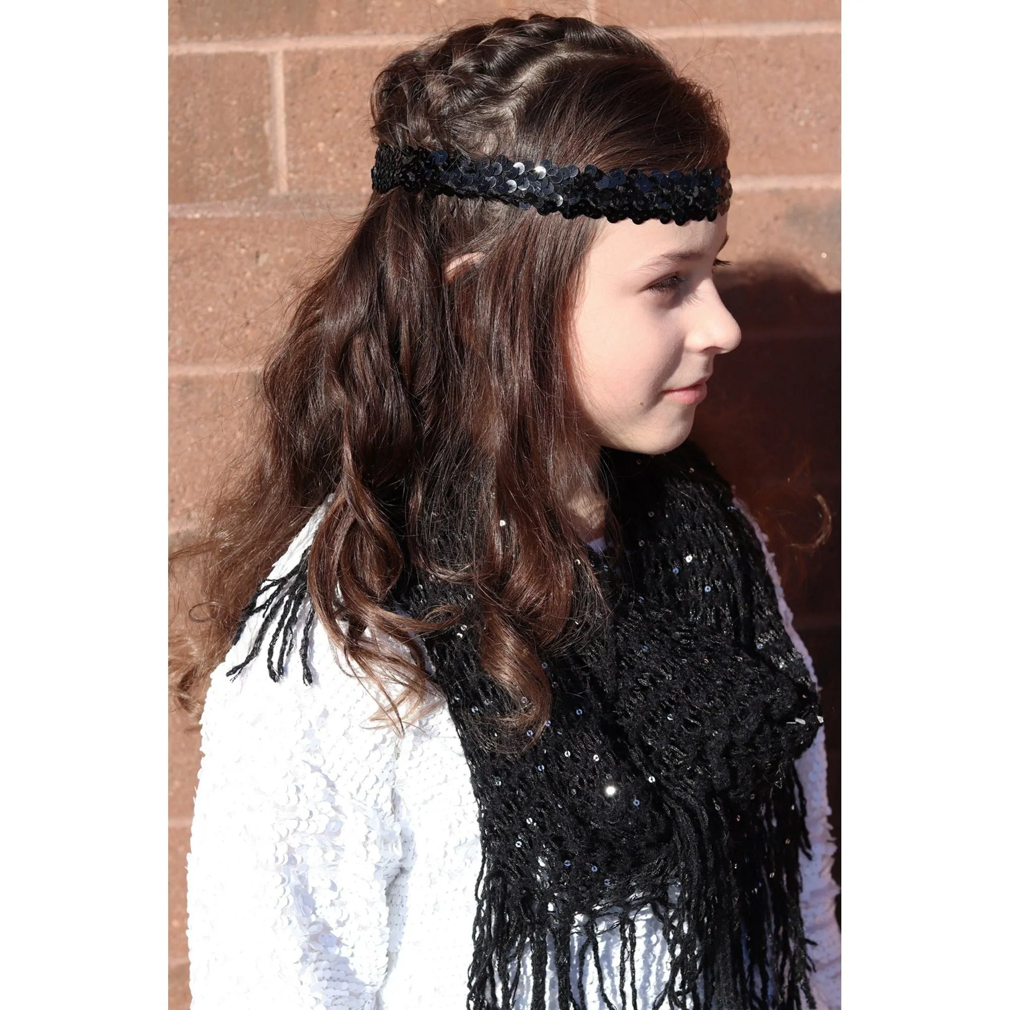 Assorted Sequin Headbands - 12 Pack