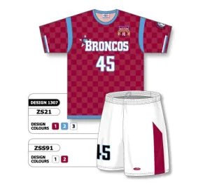 Athletic Knit Custom Sublimated Soccer Uniform Set Design 1307