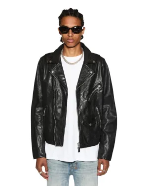 CAPITOL LEATHER JACKET BLACK