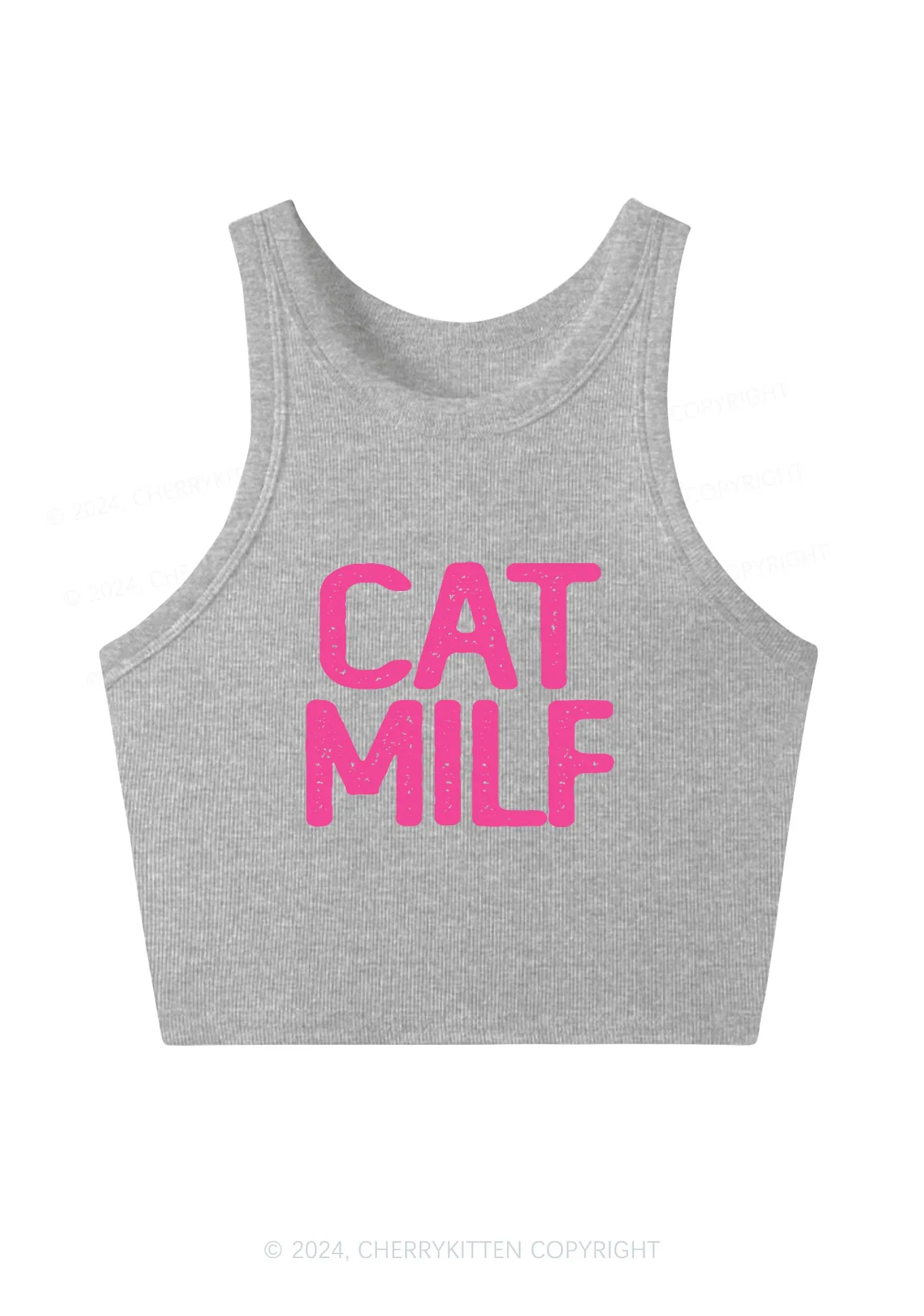 Cat Mxxf Y2K Crop Tank Top Cherrykitten