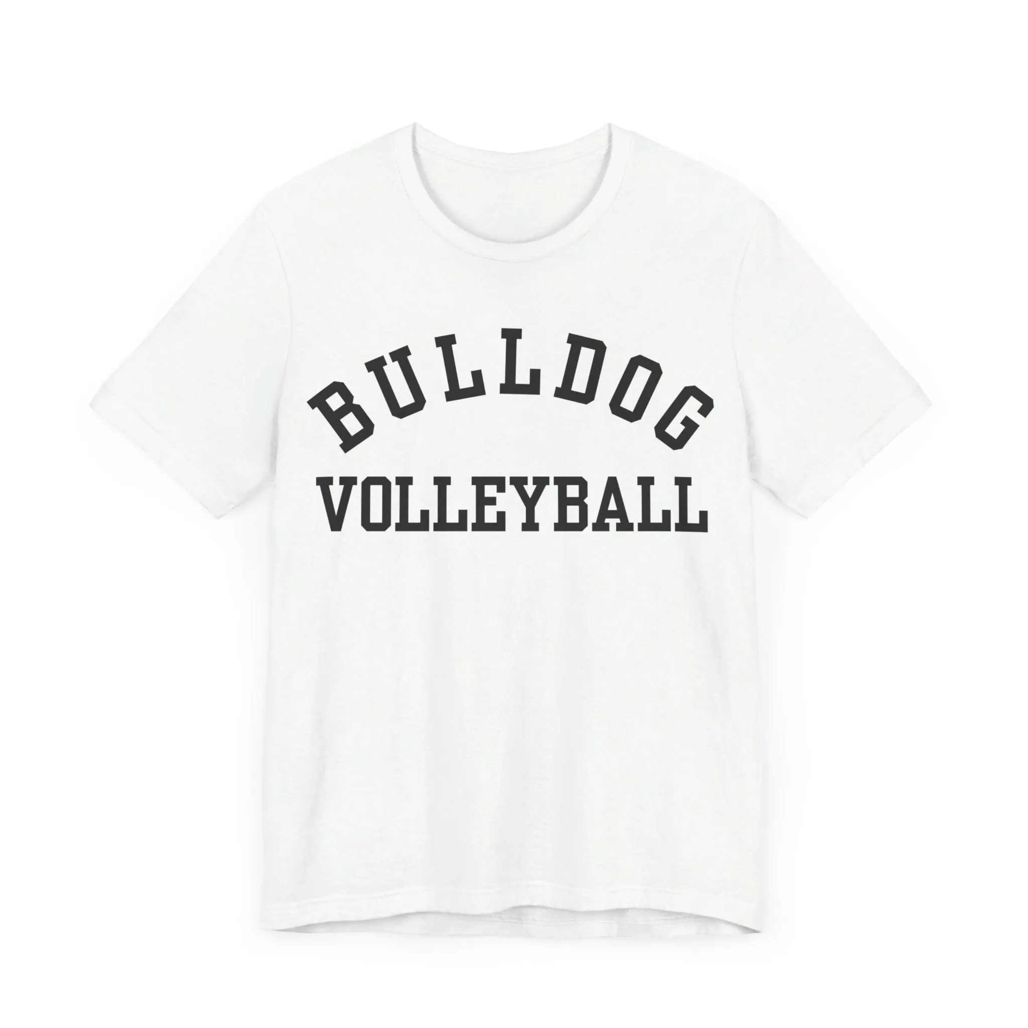 Classic Bulldog Volleyball Unisex Jersey Short Sleeve Tee