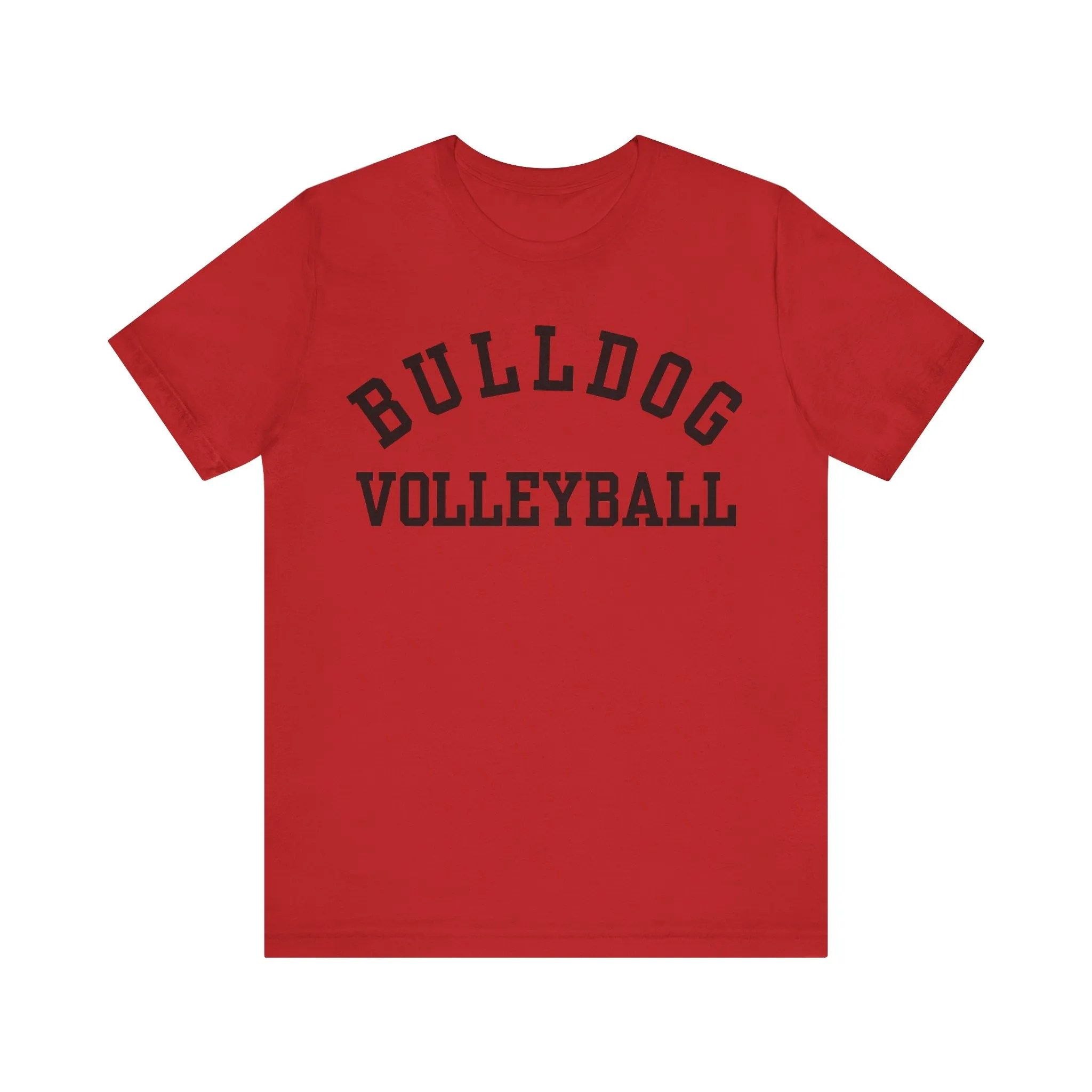 Classic Bulldog Volleyball Unisex Jersey Short Sleeve Tee