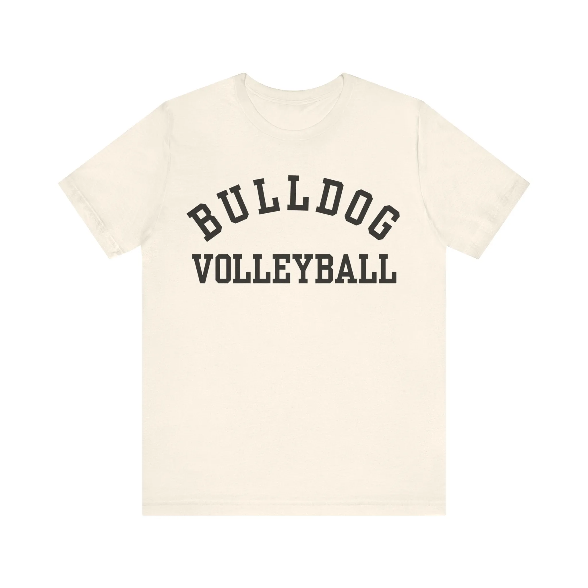 Classic Bulldog Volleyball Unisex Jersey Short Sleeve Tee