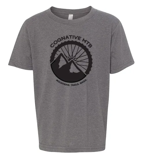 Cognative Logo Youth Shirt (Heather Grey)