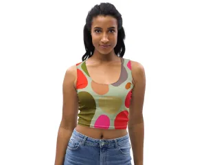 Crop Top - Multi-colored Stones