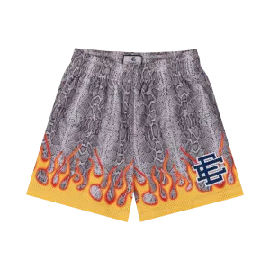 Eric Emanuel EE Shorts Grey Snake Skin