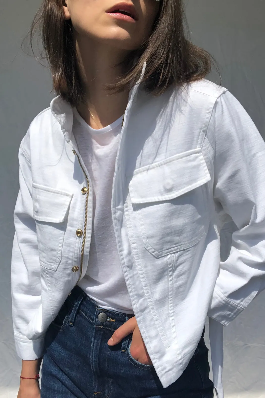 FRAME - Twisted Shirt Jacket