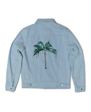 Frozen Palm Trucker Denim Jacket