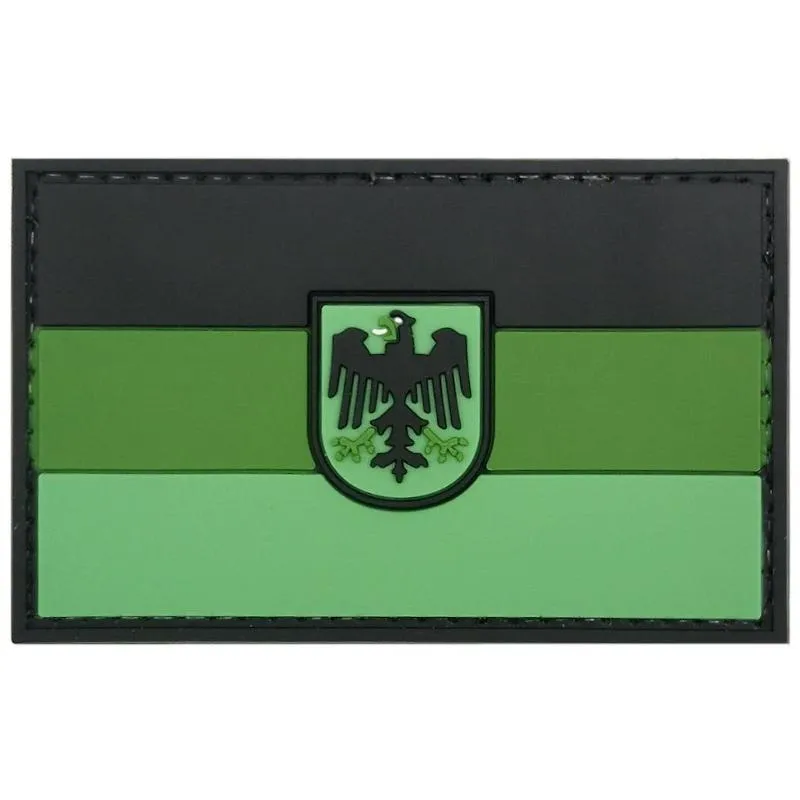 German Flag Subdued Green Patch