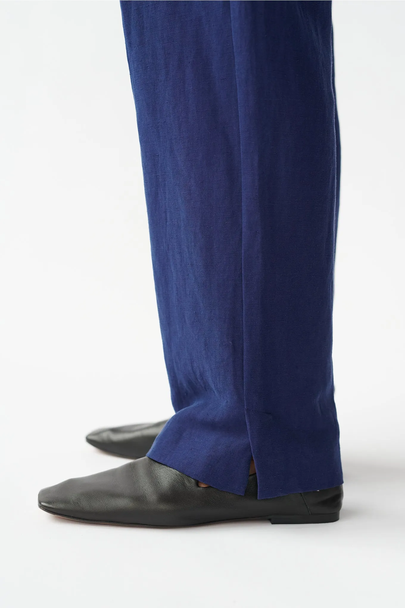 HARRY PANTS - MAO BLUE - SILK/LINEN