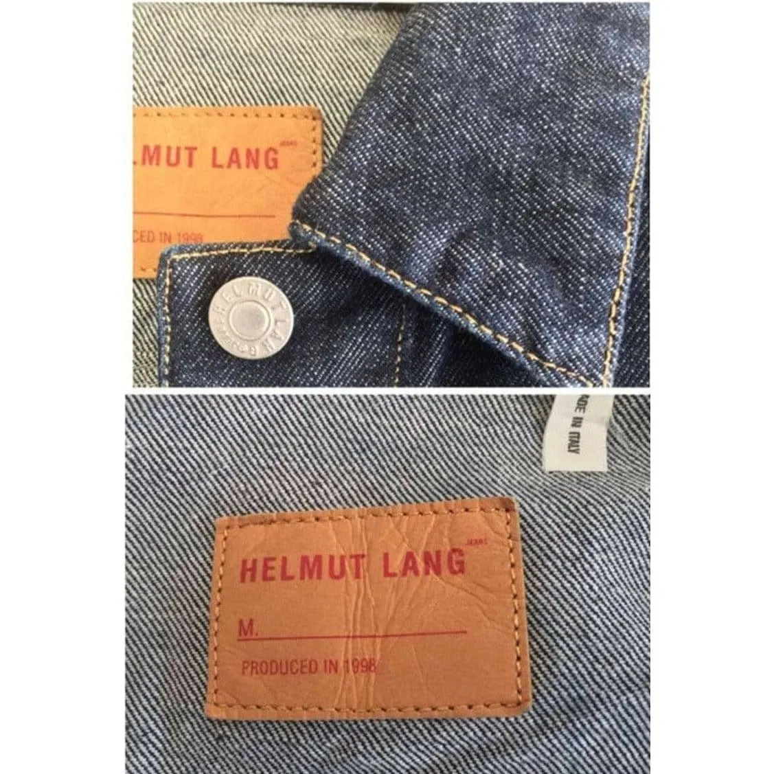 Helmut Lang vintage Raw Denim Jacket