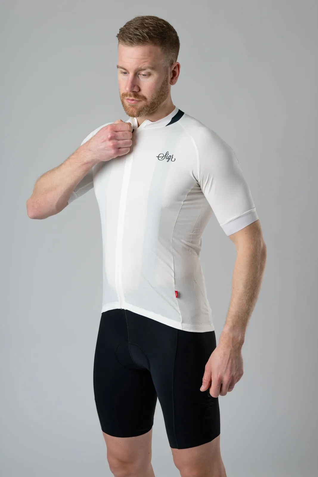 Hägg Men's White Cycling Jersey