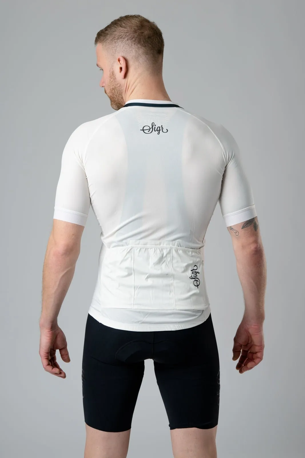 Hägg Men's White Cycling Jersey