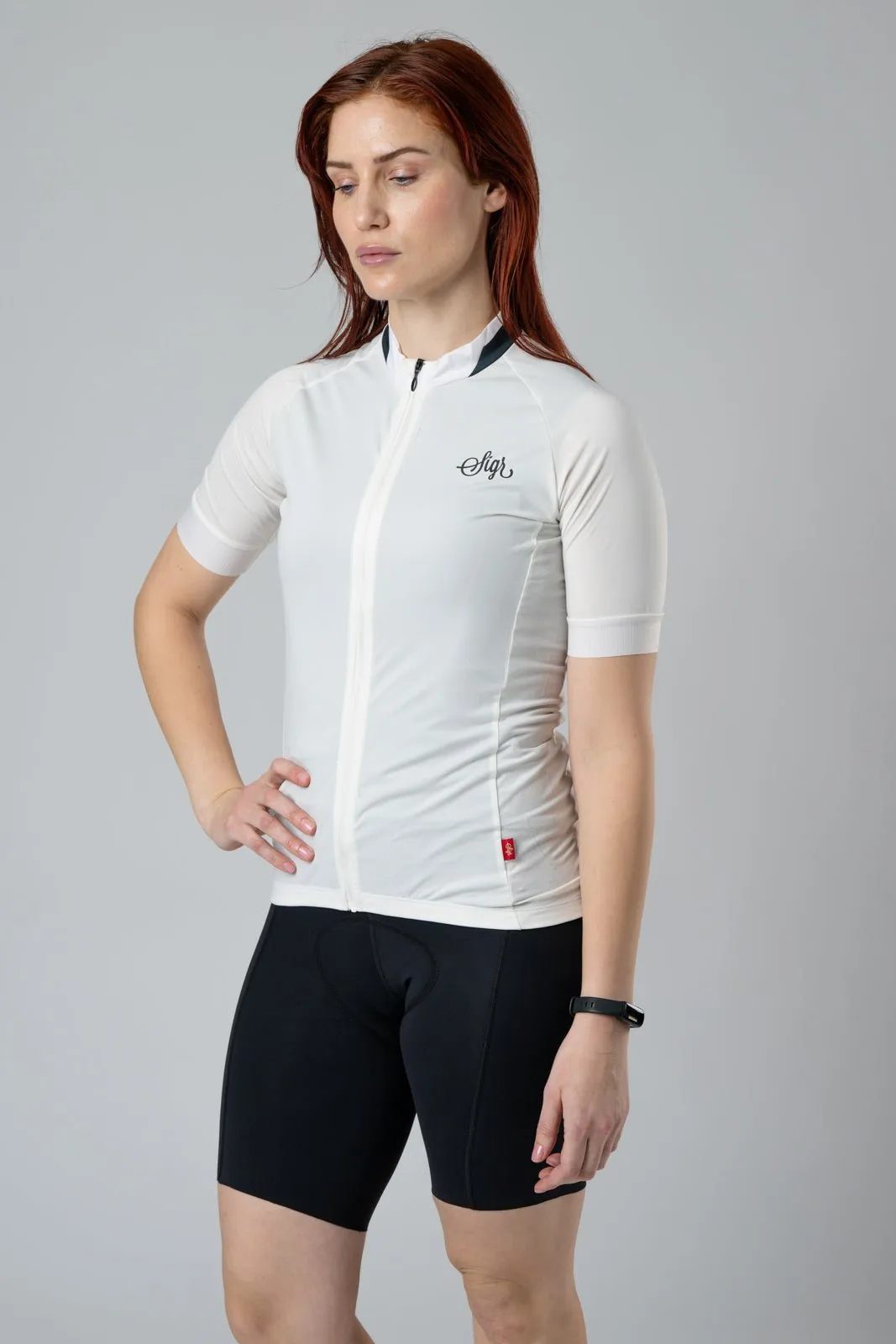 Hägg Women's White Cycling Jersey