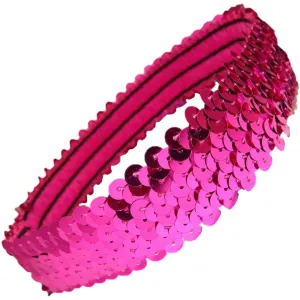 Hot Pink Sequin Headband