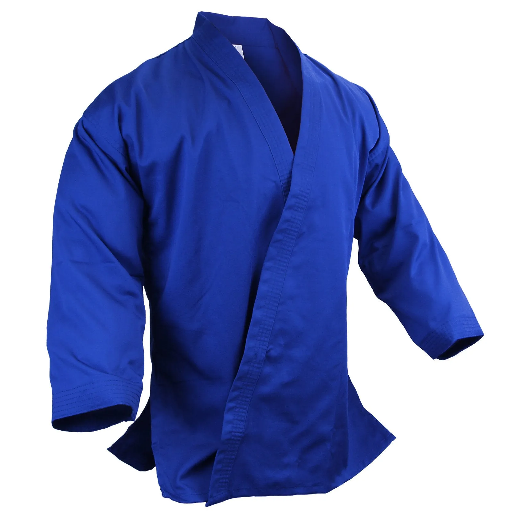 Karate Uniform, 10 oz. 100% Cotton, Blue