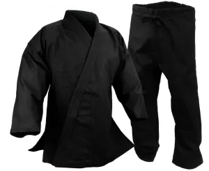 Karate Uniform, 12 oz. Heavy, Black