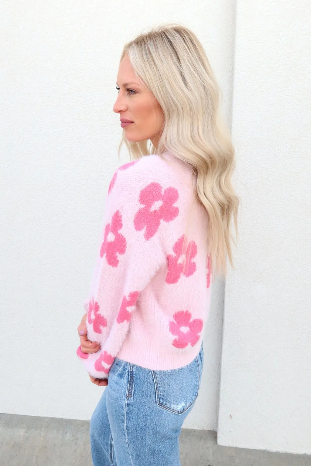 Lazy Daisy Flower Cardigan