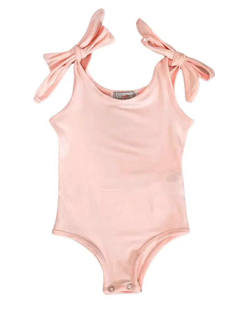 Madden Tie Shoulder Tank Top & Leotard | Pink