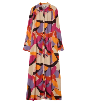 Noela Long Dress - Multi