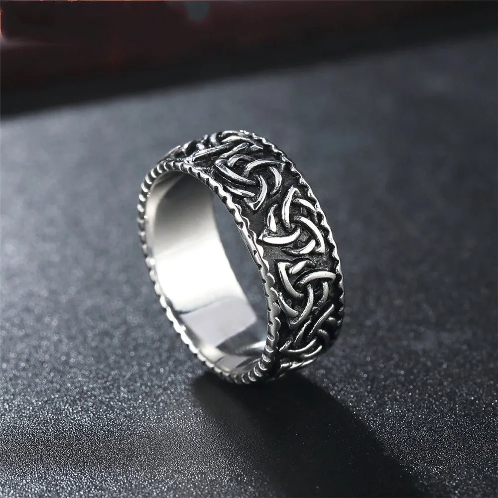 Nordic Viking Titanium Steel Ring