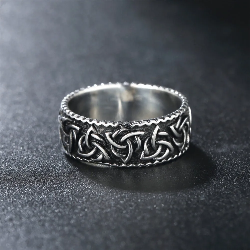 Nordic Viking Titanium Steel Ring