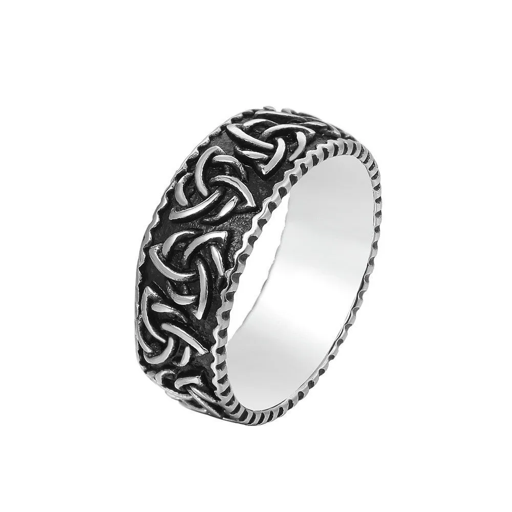 Nordic Viking Titanium Steel Ring