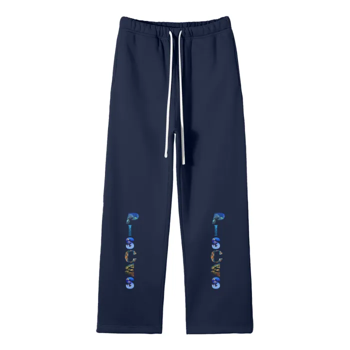 Pisces Fleece Straight Leg Pants