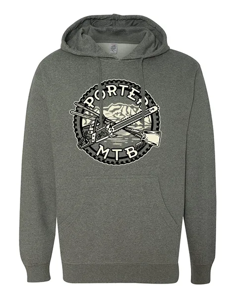 Porter MTB - Unisex Hoodie (Heather Gunmetal Grey)