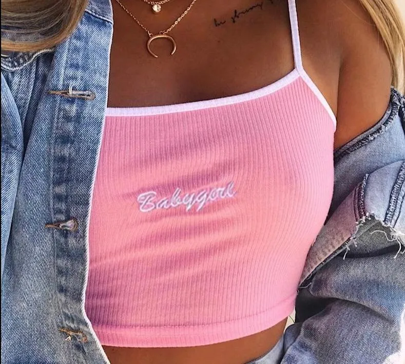 "Babygirl" Crop Top