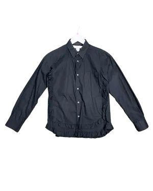 Size L | Comme des Garçons Black Ruffle Shirt