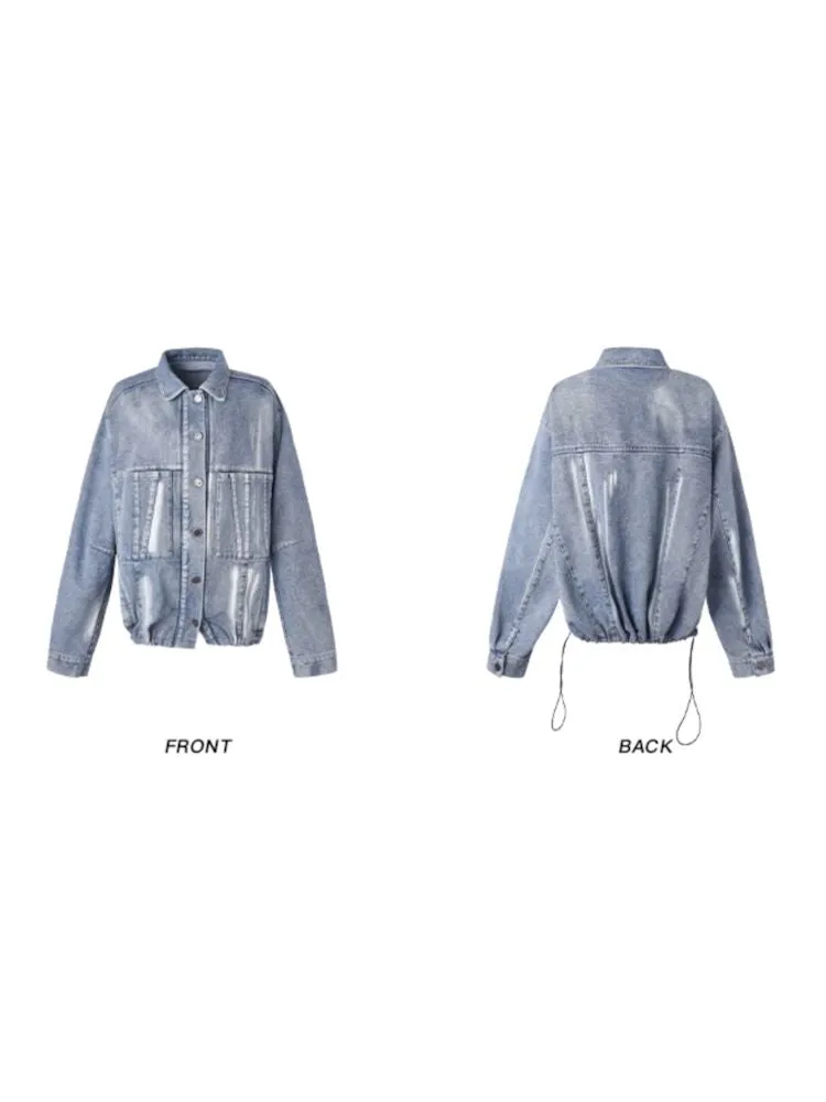 Split Silhouette Denim Jacket【s0000007336】