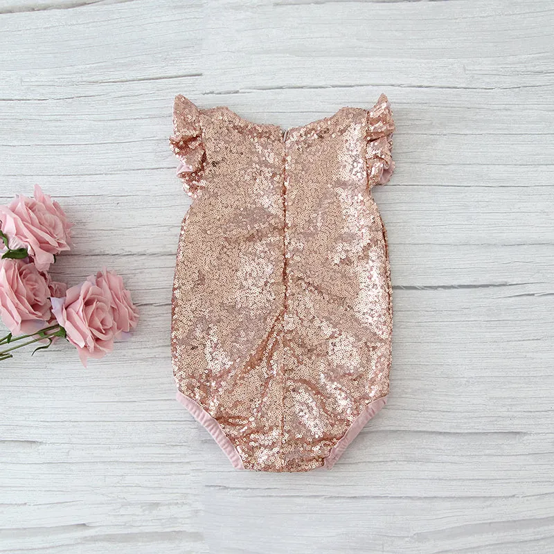 The Elise Leotard - Rose Gold