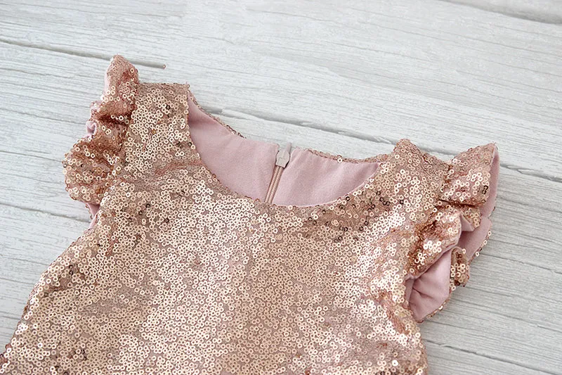 The Elise Leotard - Rose Gold