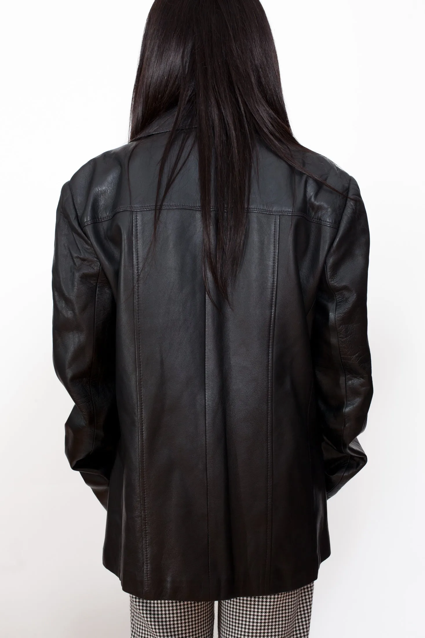 Vintage 70s Black Leather Jacket