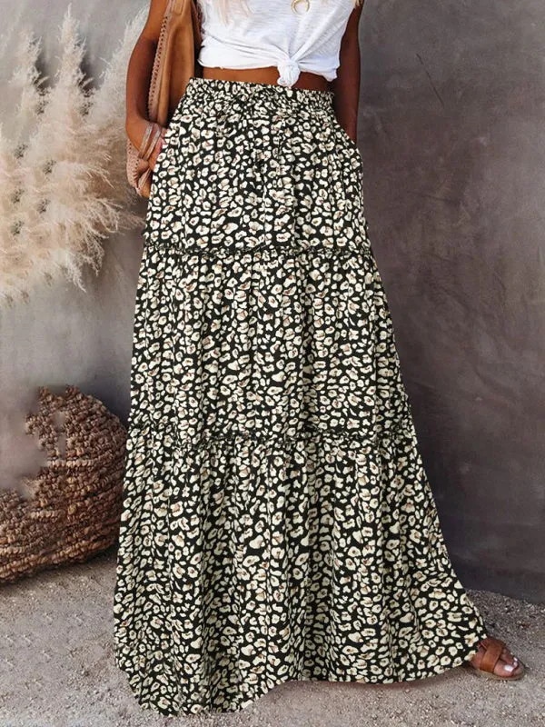 Women's Bohemian Style Maxi Skirt